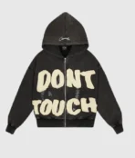 CARSICKO DON’T TOUCH HOODIE – GREY (2)
