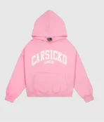 CARSICKO LONDON CLASSIC HOODIE PINK 1