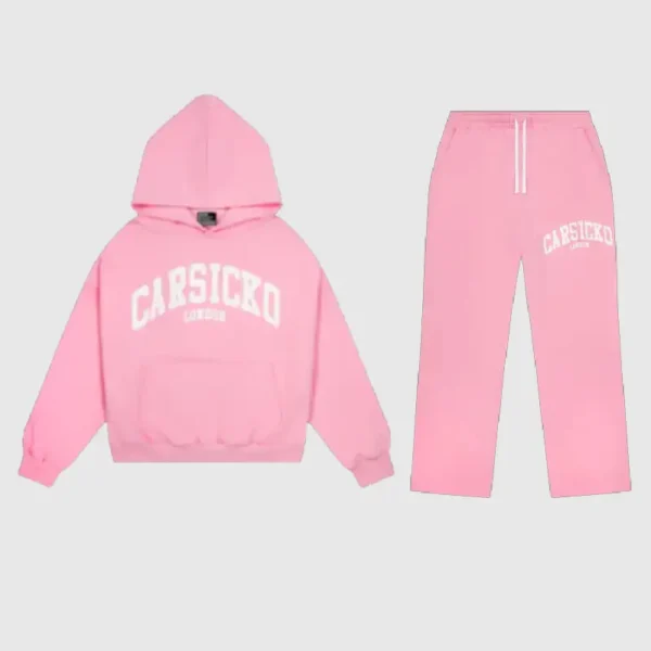 Carsicko Tracksuit Pink 2
